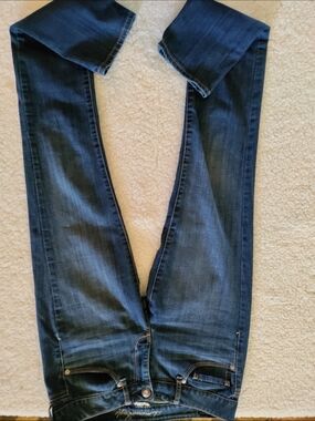Women's Dark Blue Stretch Denim Jeans